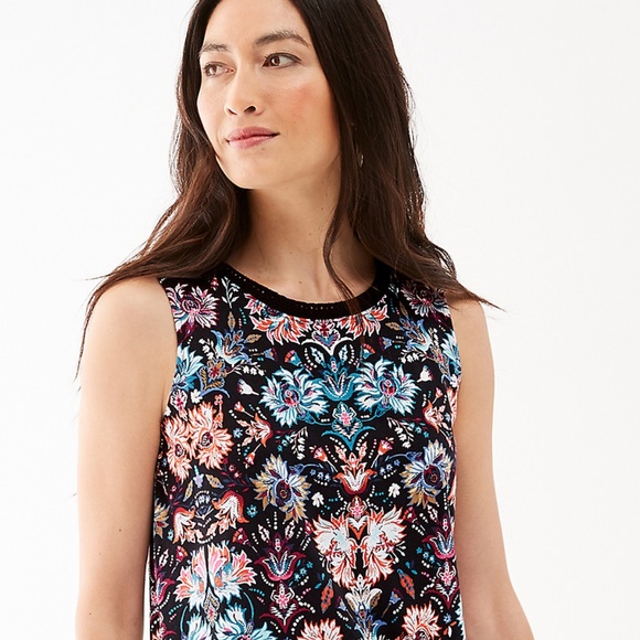 J.Jill - L - NEW Very Beautiful A-line Knit Tank  NWT - Picture 2 of 9